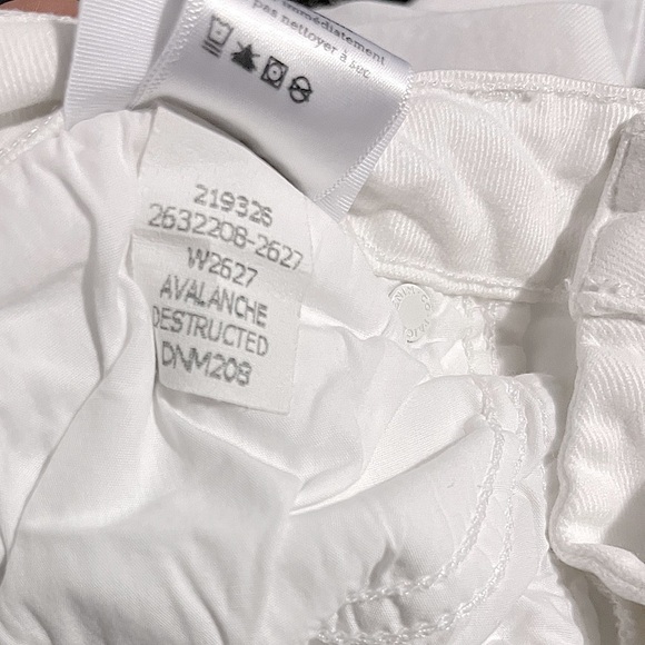 Paige Verdugo Ankle Petite White Destructed 29 - Picture 5 of 7